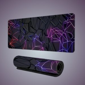 RGB Patterned Mouse Pad, Cover Large Desk